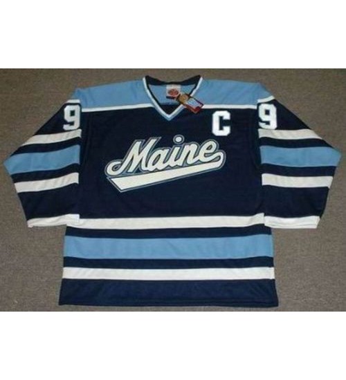 Custom Paul Kariya Maine Black Bears 1993 NCAA Throwback Hockey Jersey